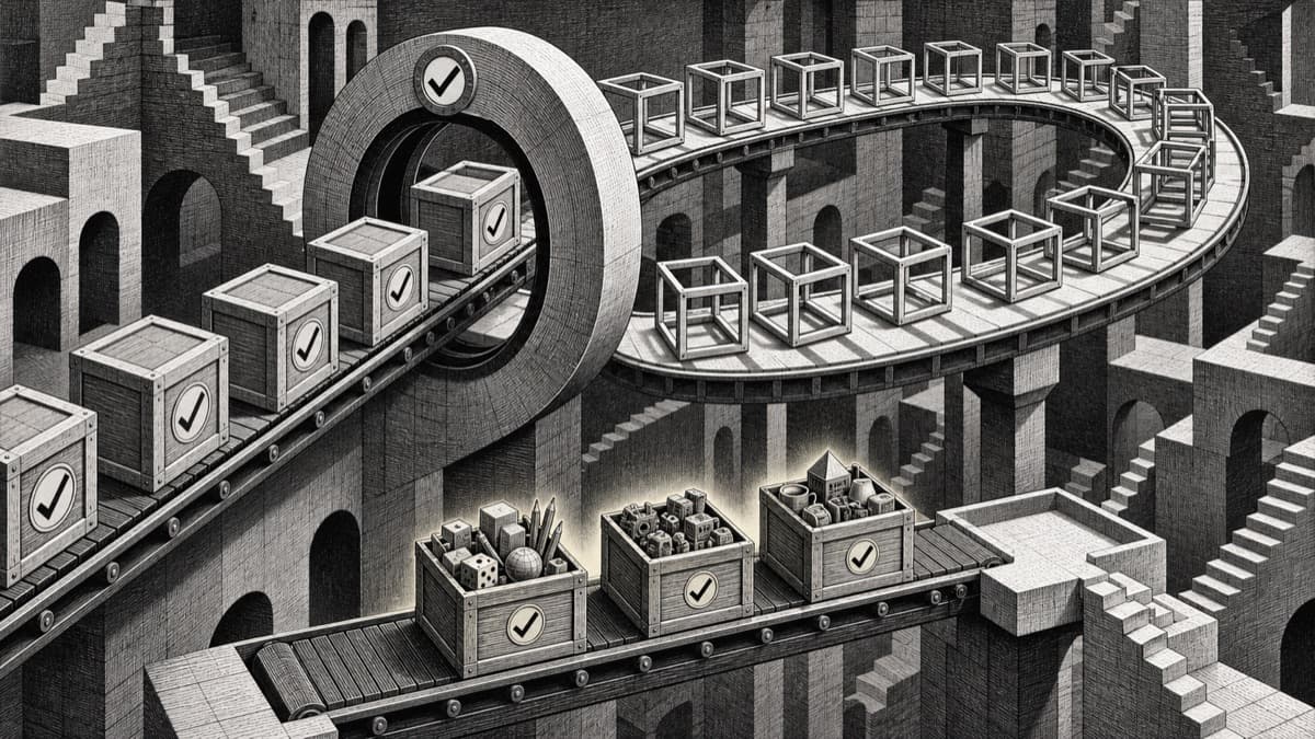 Illustration of a validated product feed that still carries ambiguous data